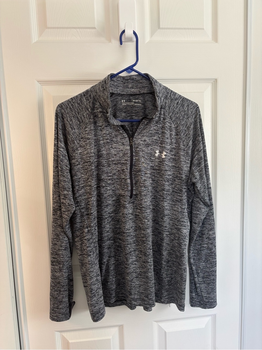 Under Armour Women’s 1/4 Zip Pullover – xl heatgear. Gray Heather